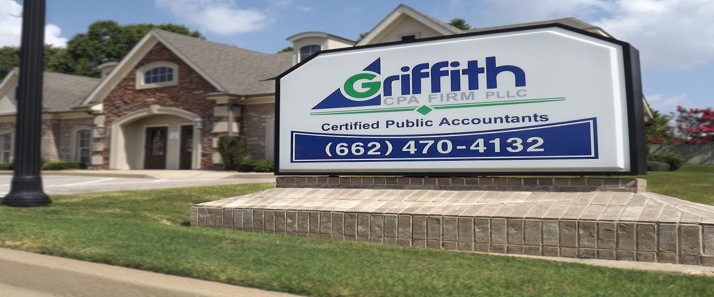 image of sign at Griffith Tax Advisors