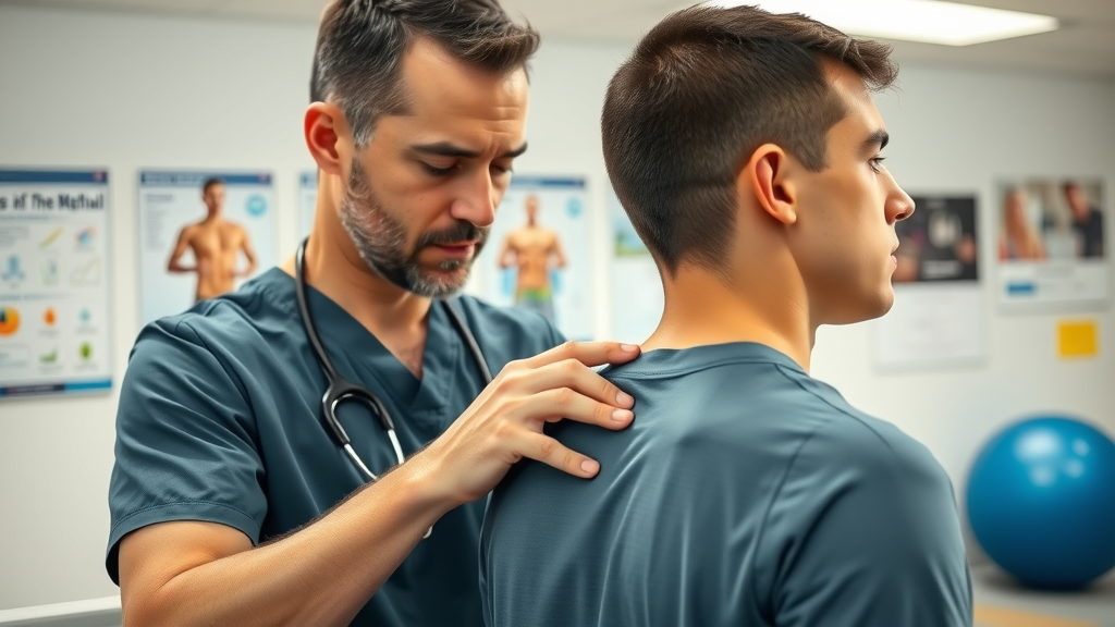 Sports chiropractor Arlington performing spinal adjustment rehab therapy